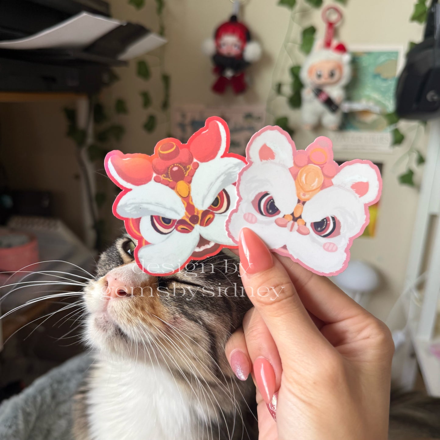Lion Dance stickers