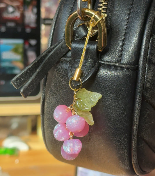 Grape Phone Charm