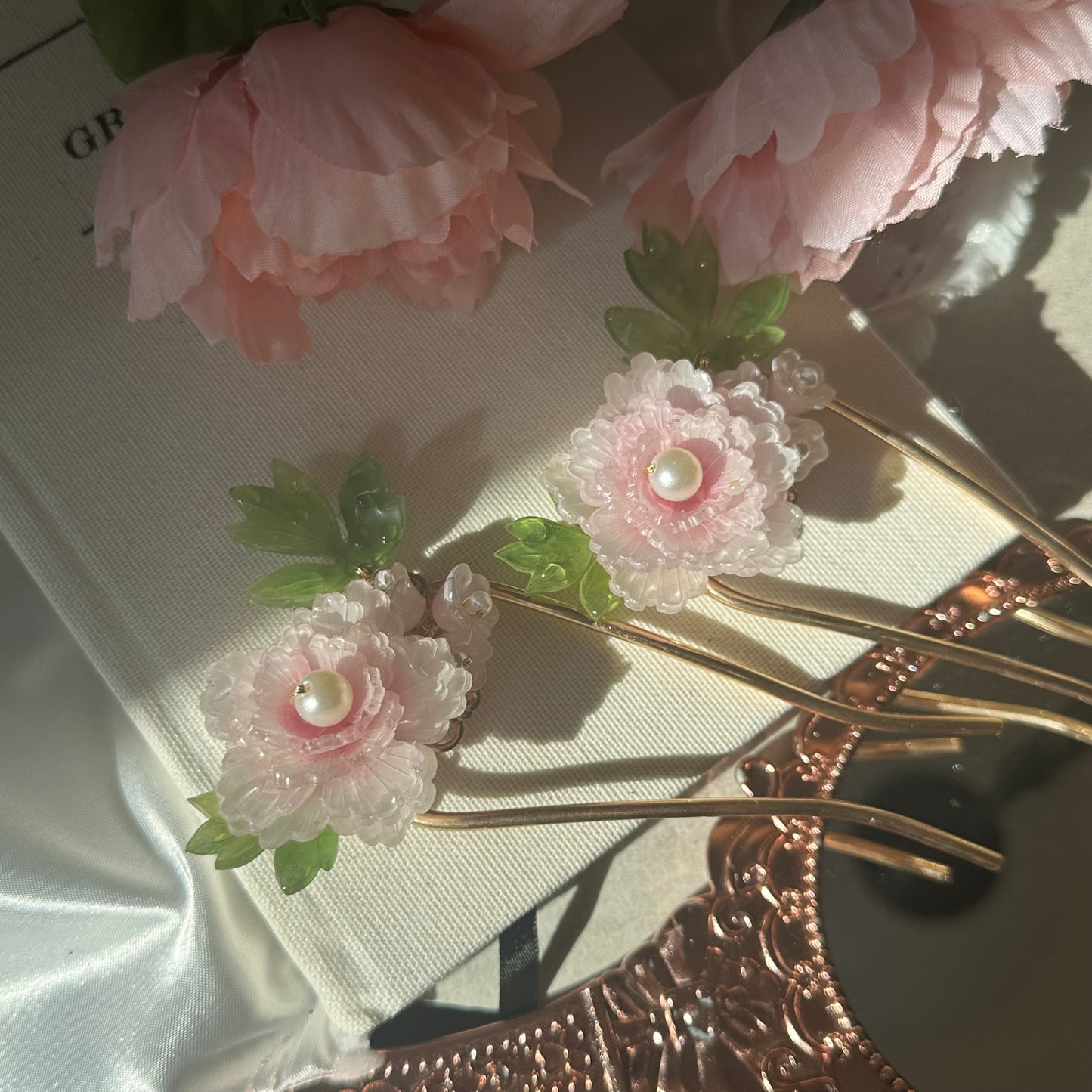 Peony Hair Stick