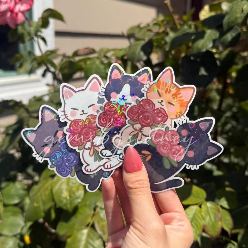 Fancy Cat Stickers