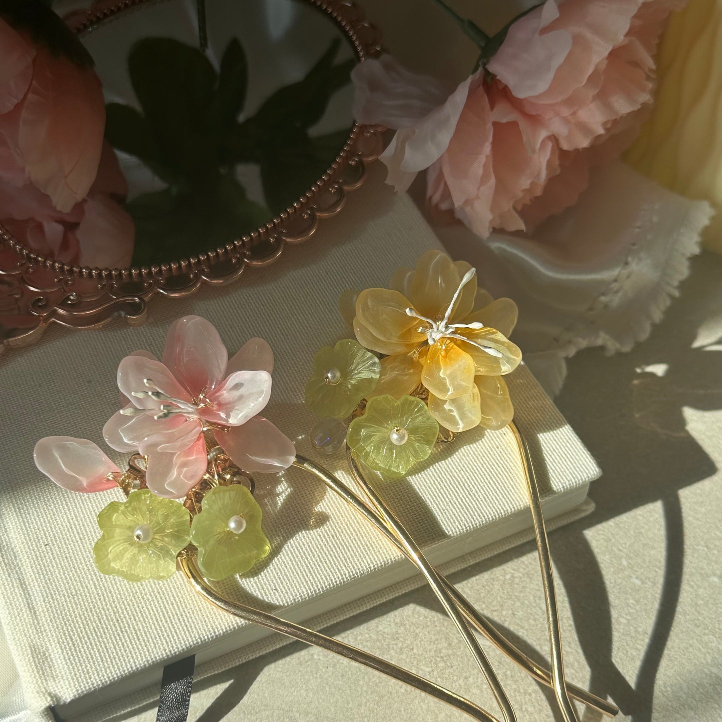 Lotus Flower Hair Stick