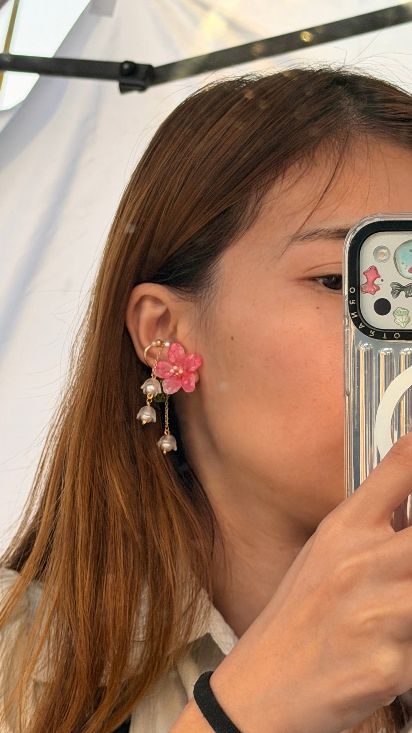 Cherry blossom studs