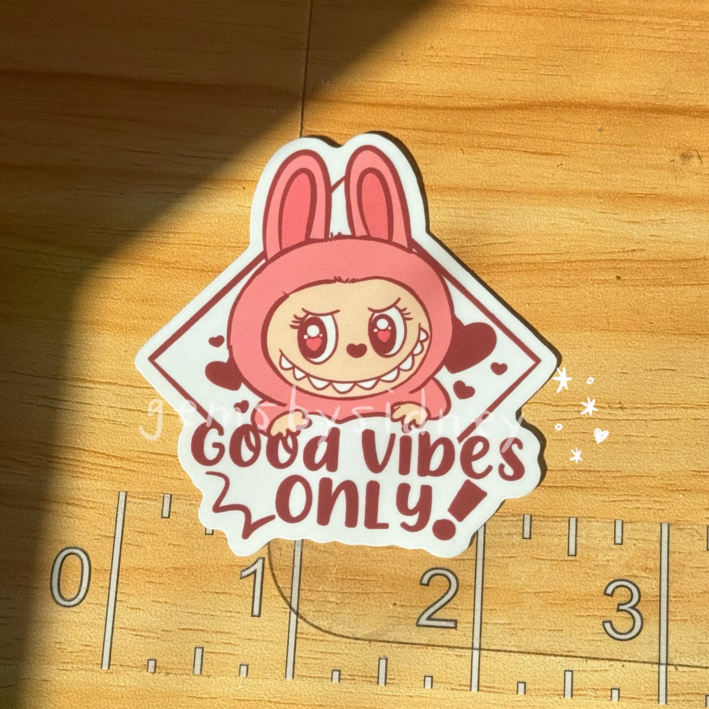 Labubu good vibes stickers