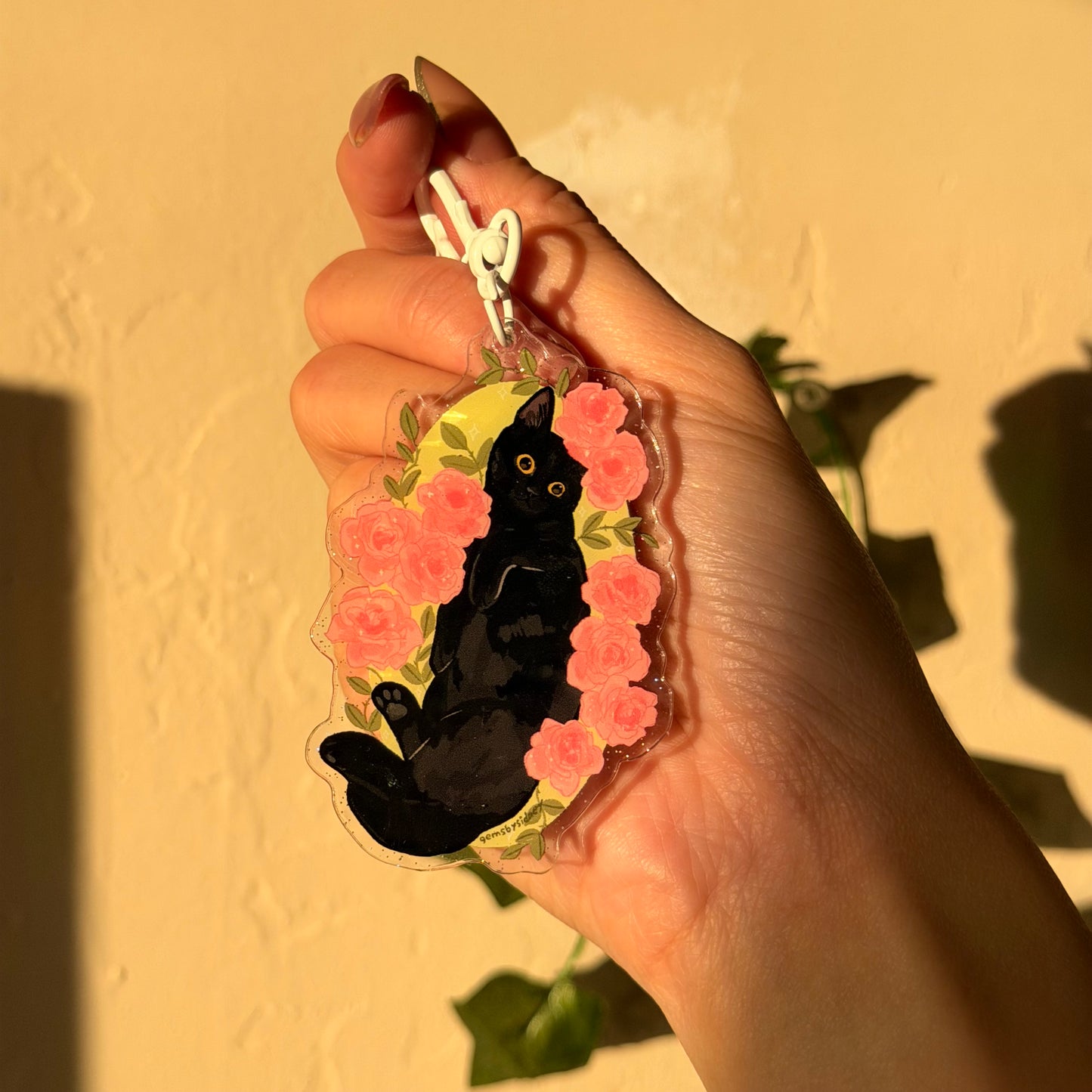 Flower Cat keychains