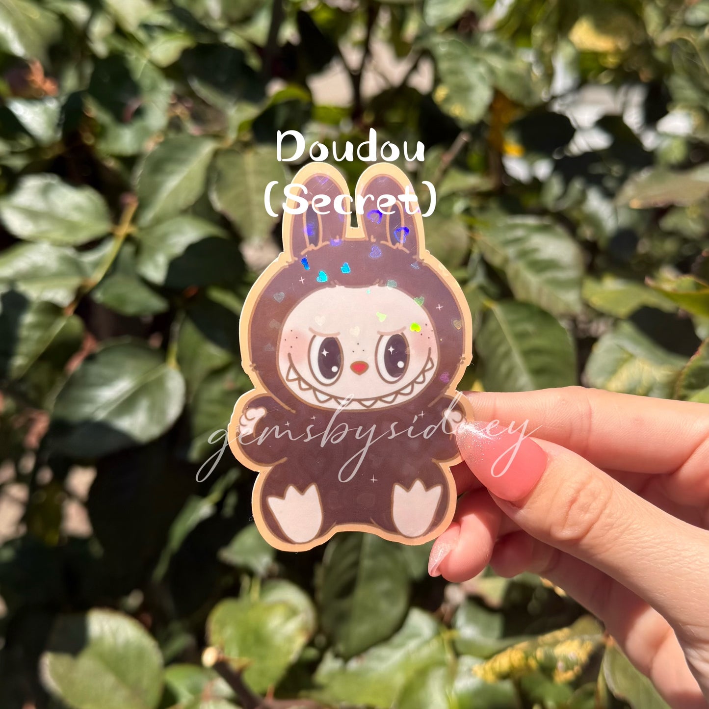 Labubu Have a Seat Stickers