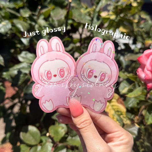 Labubu Have a Seat Stickers