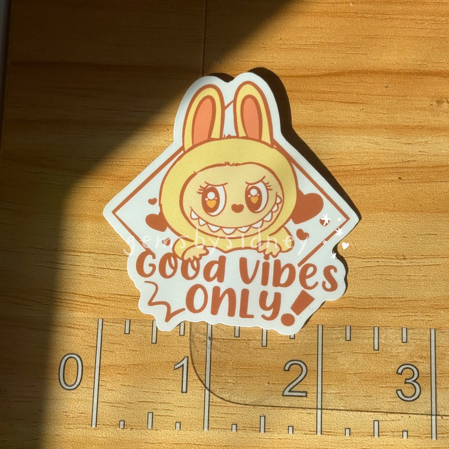 Labubu good vibes stickers