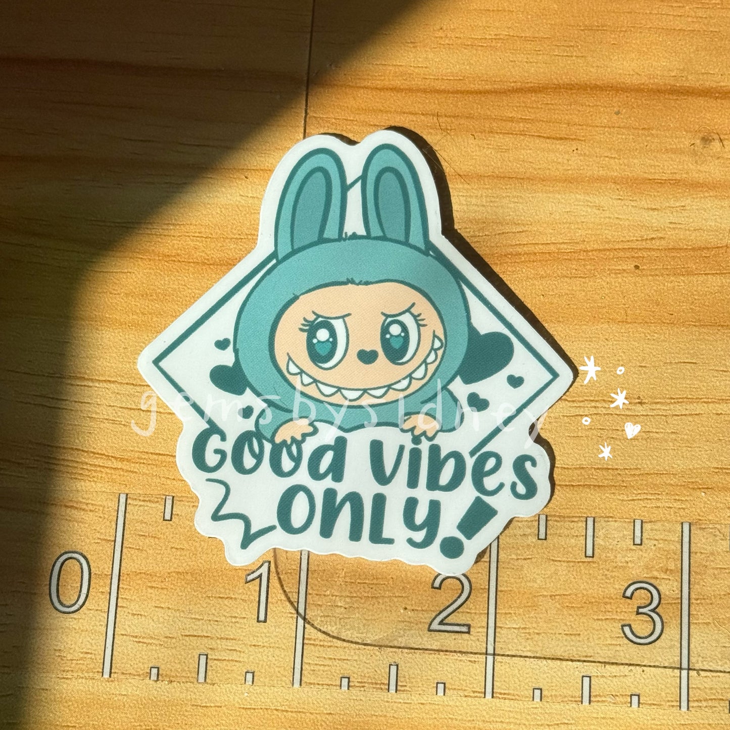 Labubu good vibes stickers