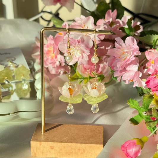 Lotus Lily Earrings