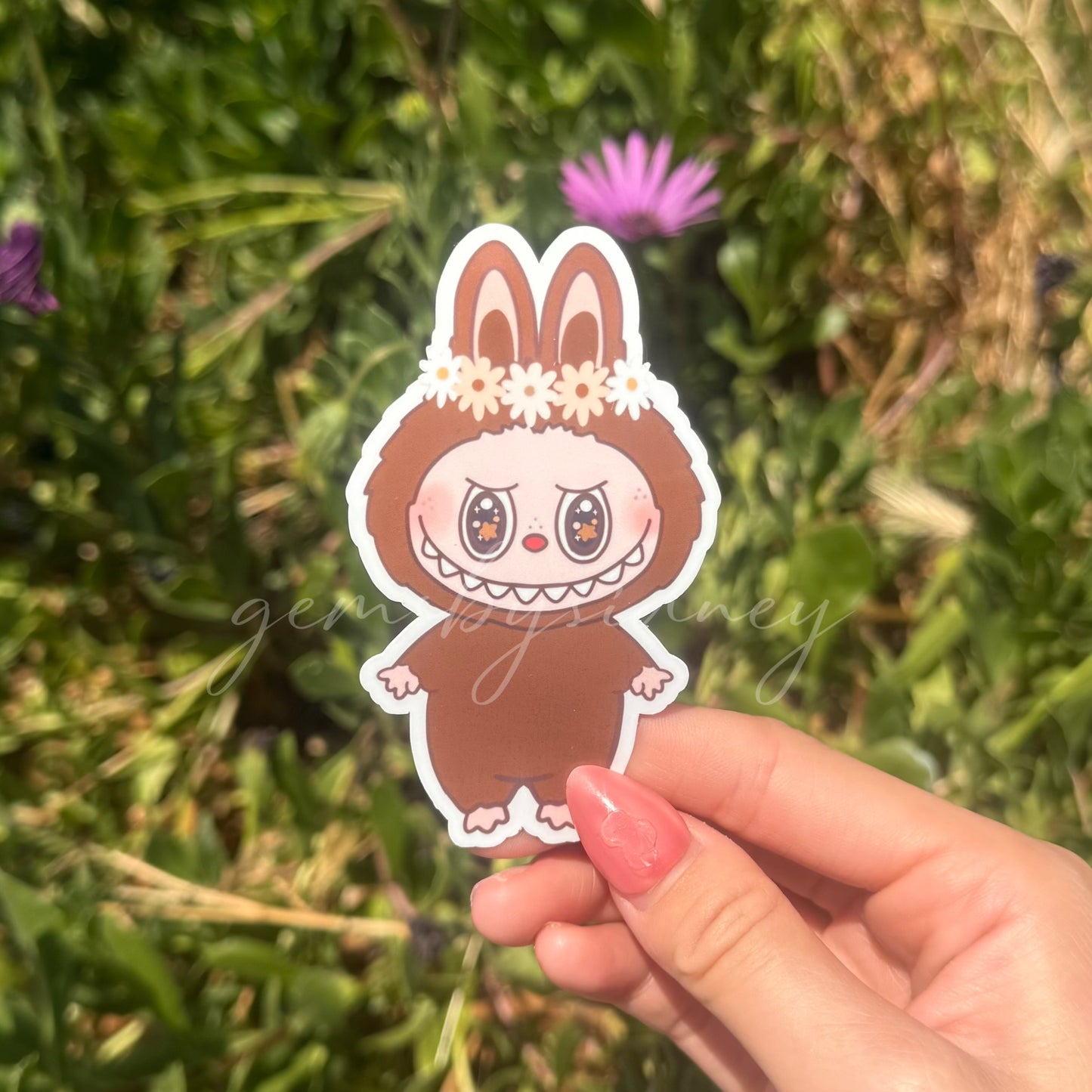Labubu macaron stickers