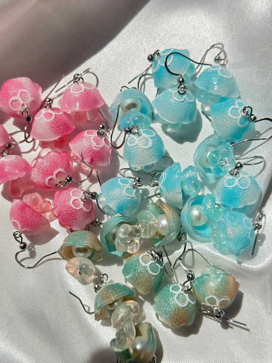 Moon Jellyfish Earrings