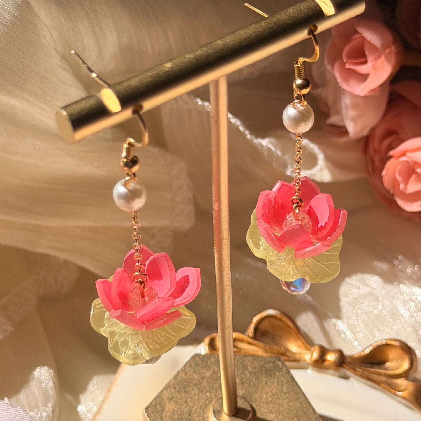 Lotus Lily Earrings