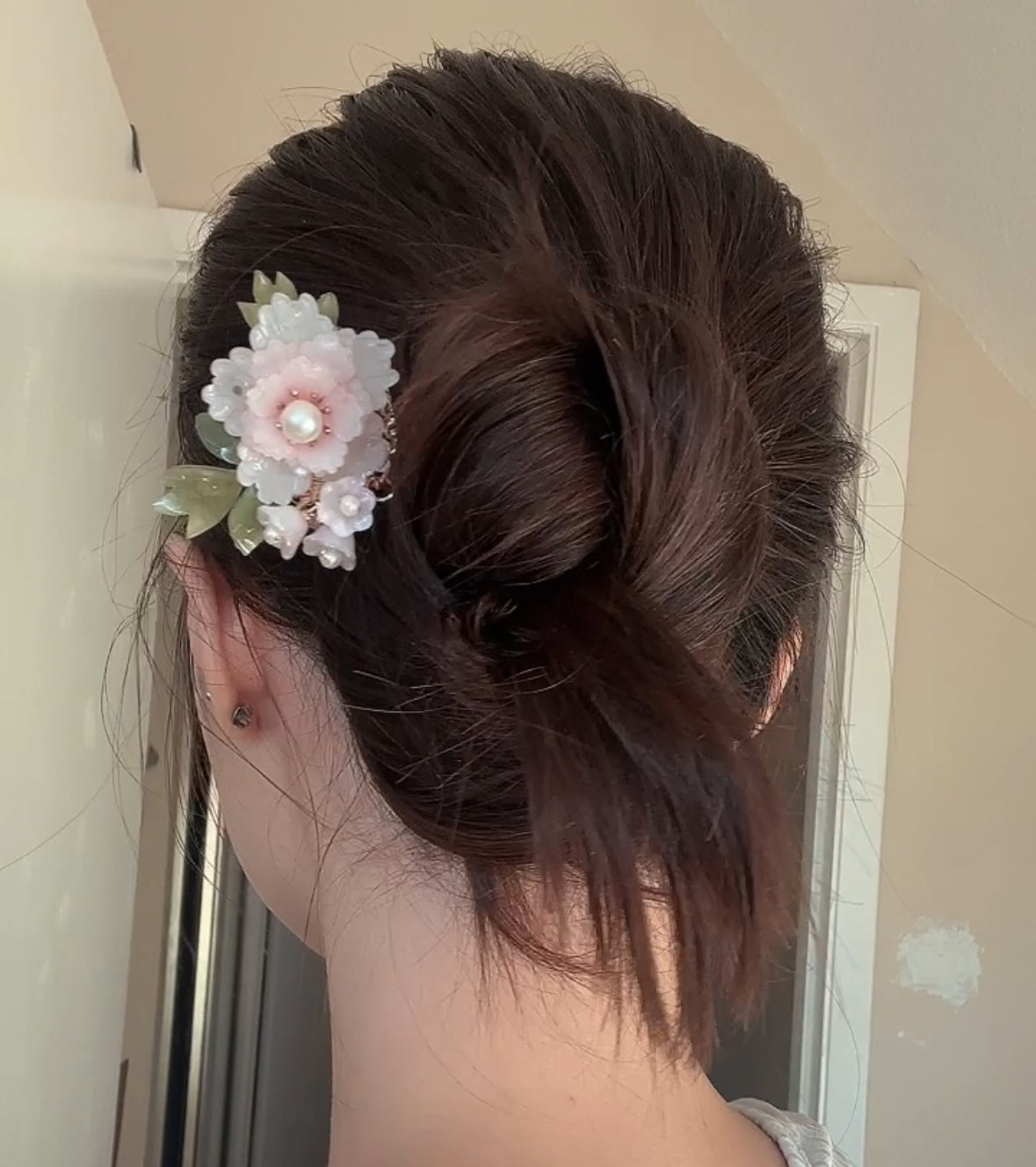 Peony Hair Stick