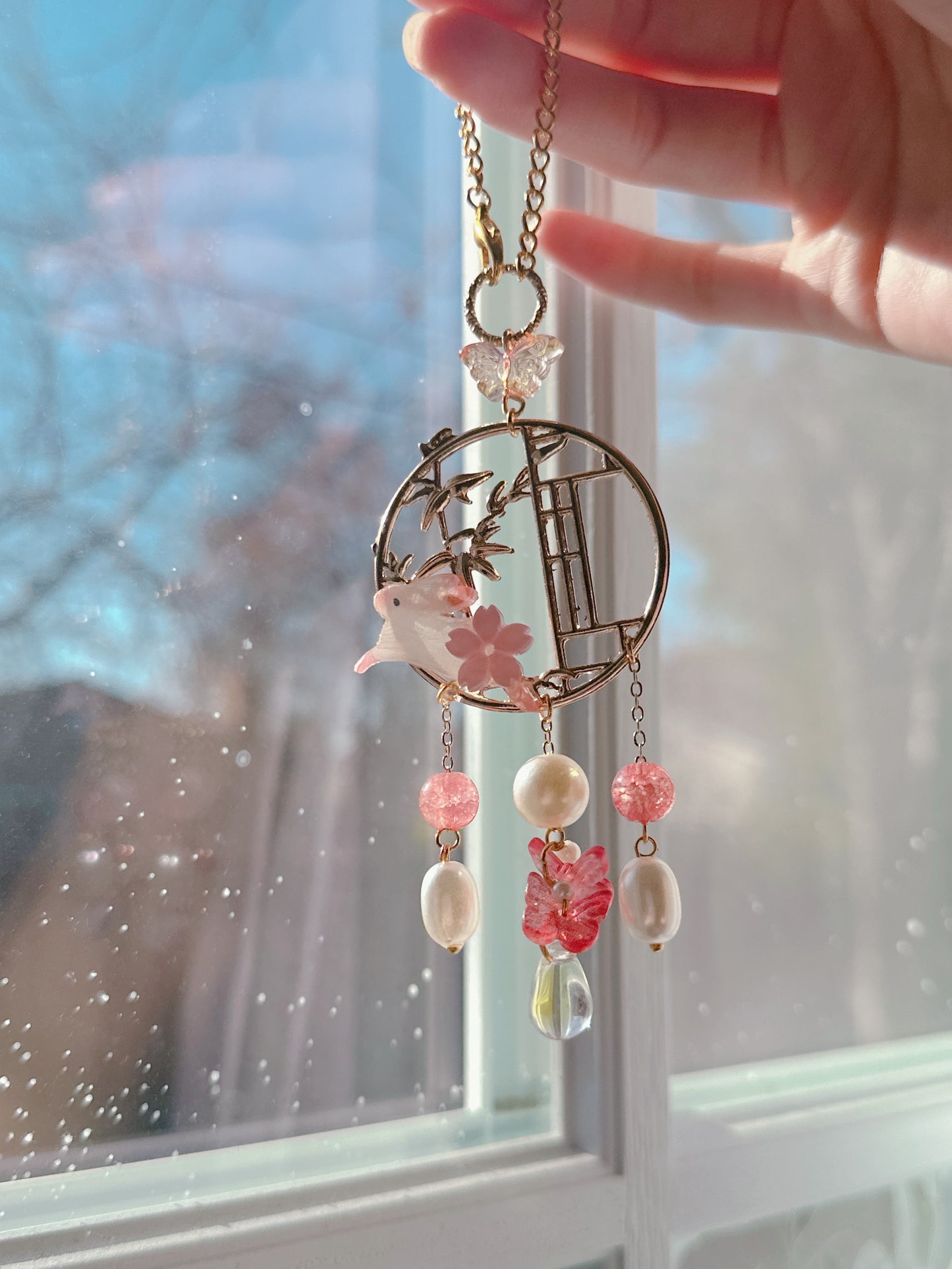 Bunny New Year Car Charm