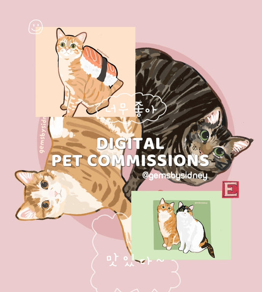 Digital pet commissions