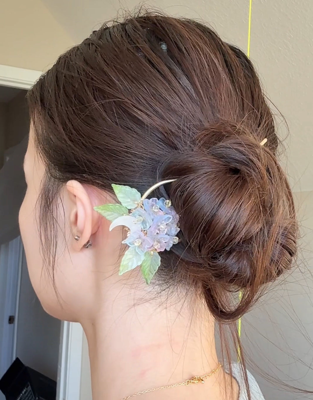 Hydrangea Hair Pin