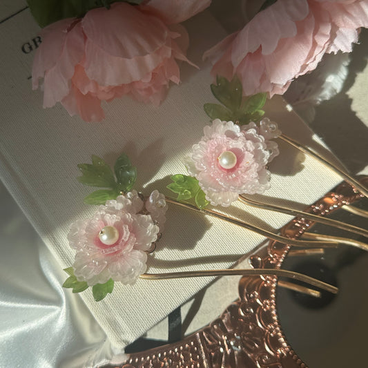 Peony Hair Stick