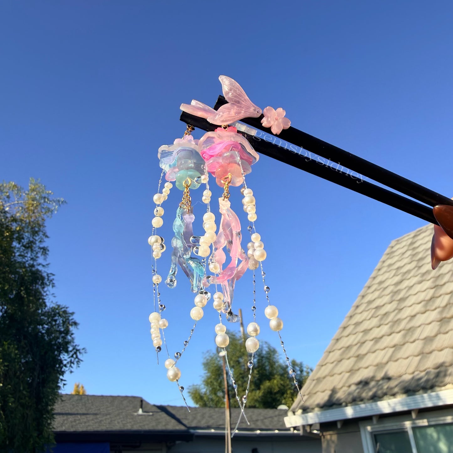 Jellyfish Hair Stick