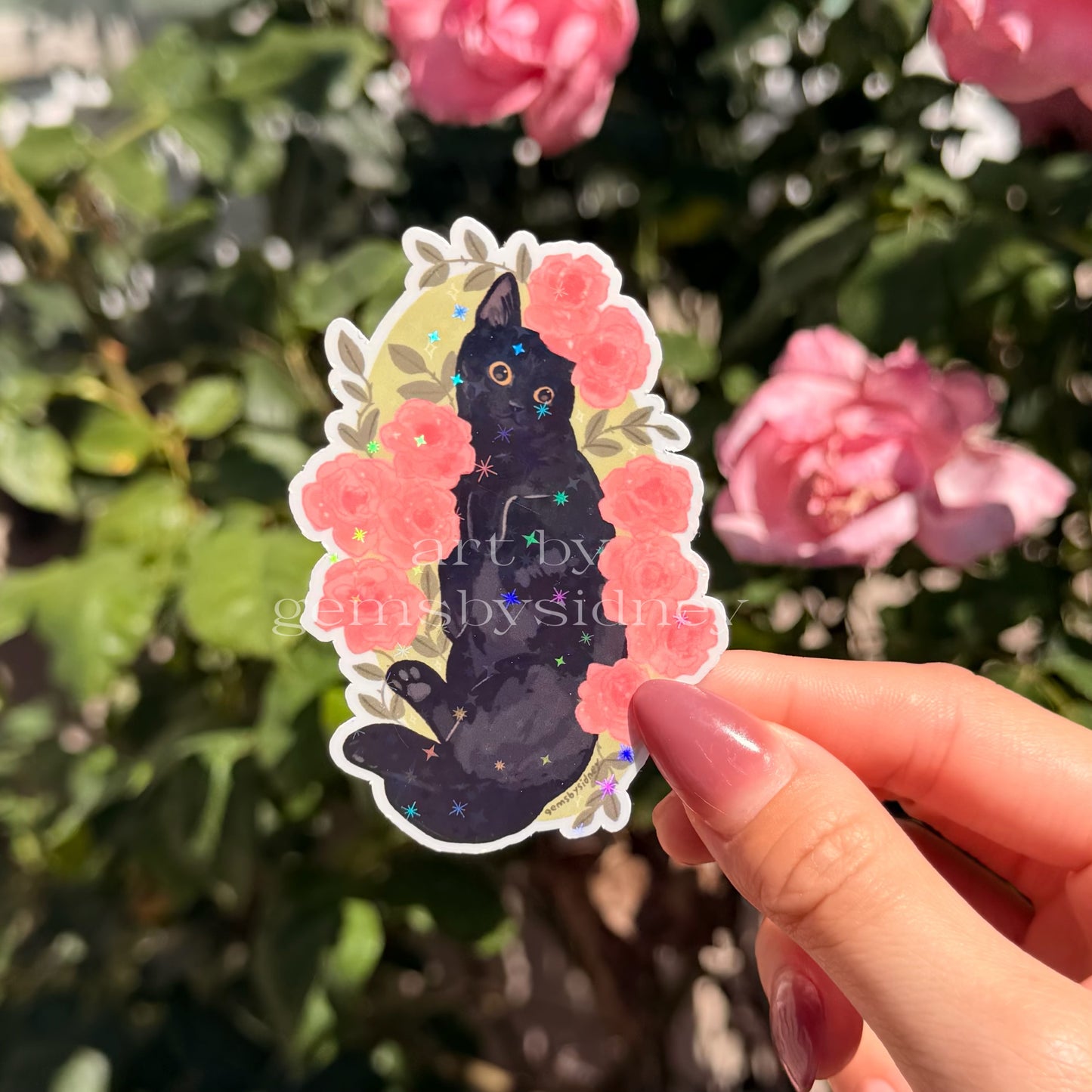 Flower Cat Stickers