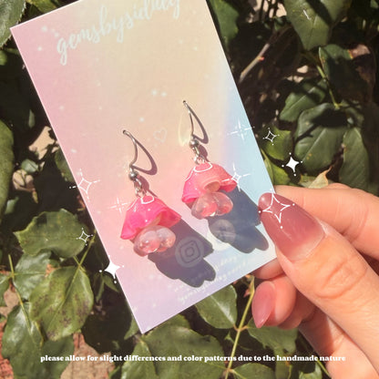 Moon Jellyfish Earrings