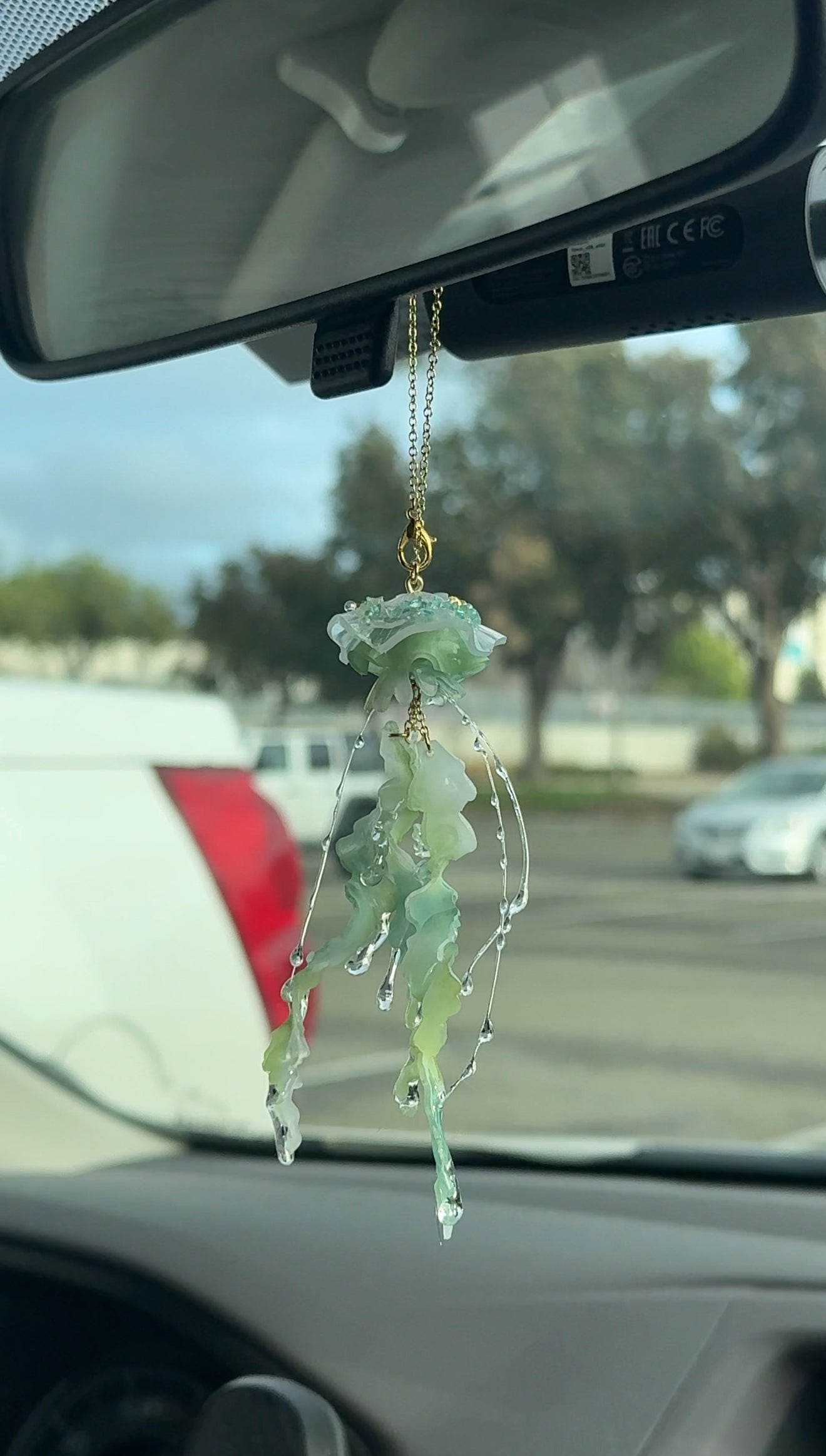 Jellyfish Car Charm