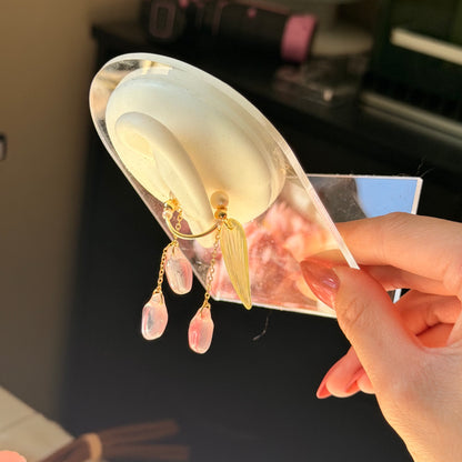 Piercing free tulip ear cuffs