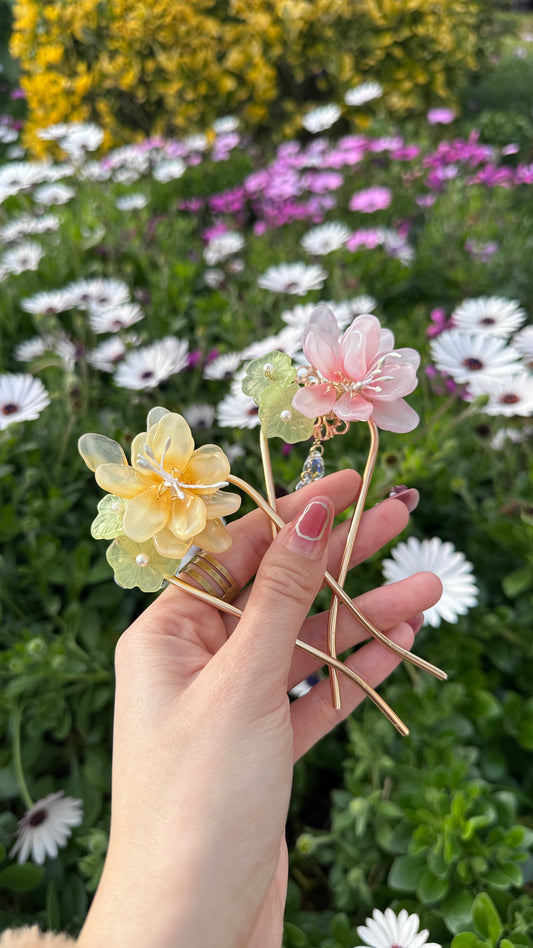 Lotus Flower Hair Stick