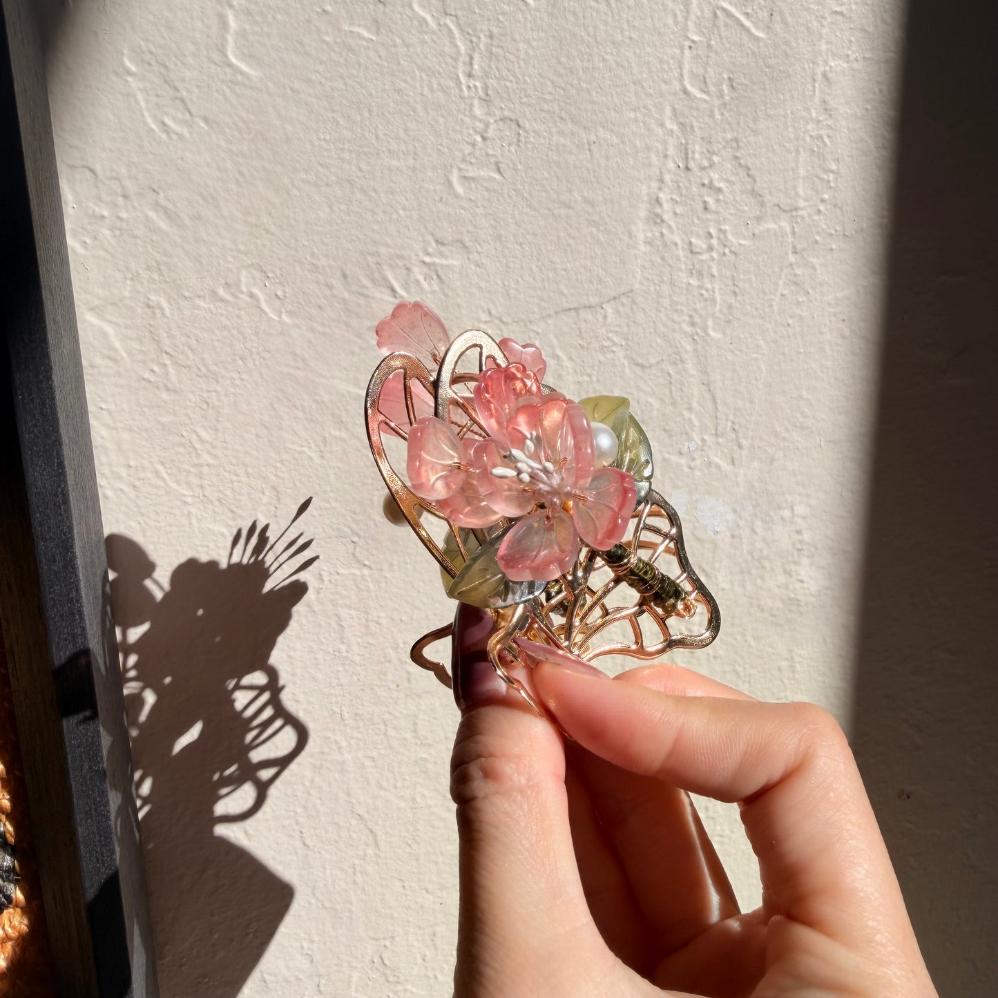 [LIMITED] Cherry blossom hair claw