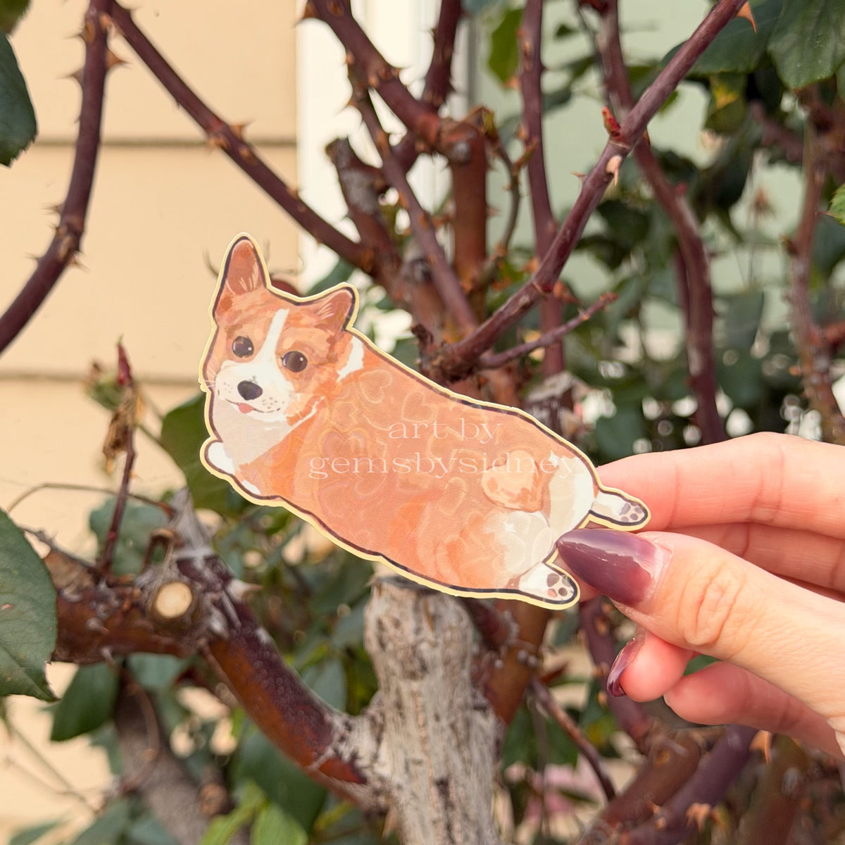 Science Corgi Sticker Corgi Sticker – gemsbysidney