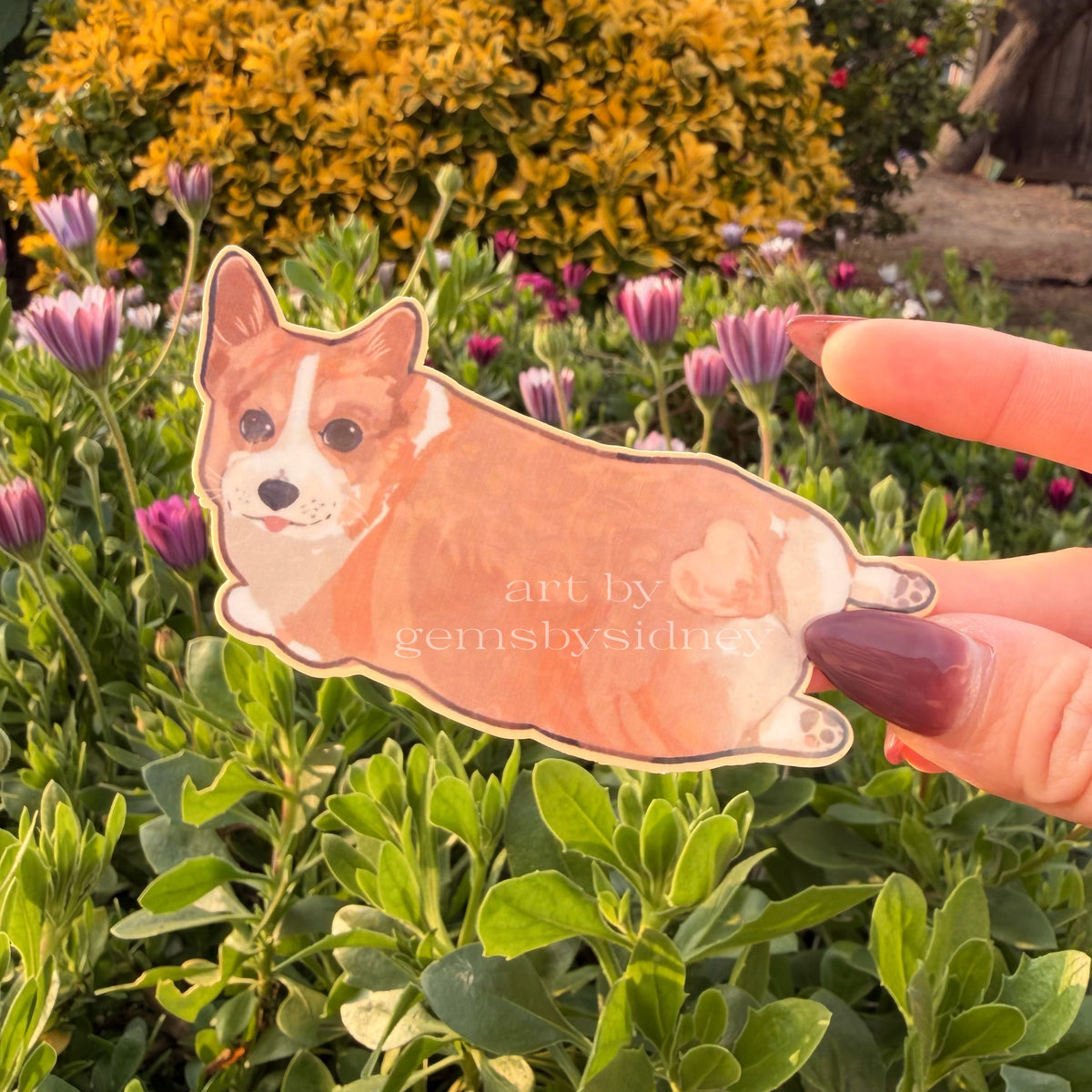 Science Corgi Sticker Corgi Sticker – gemsbysidney