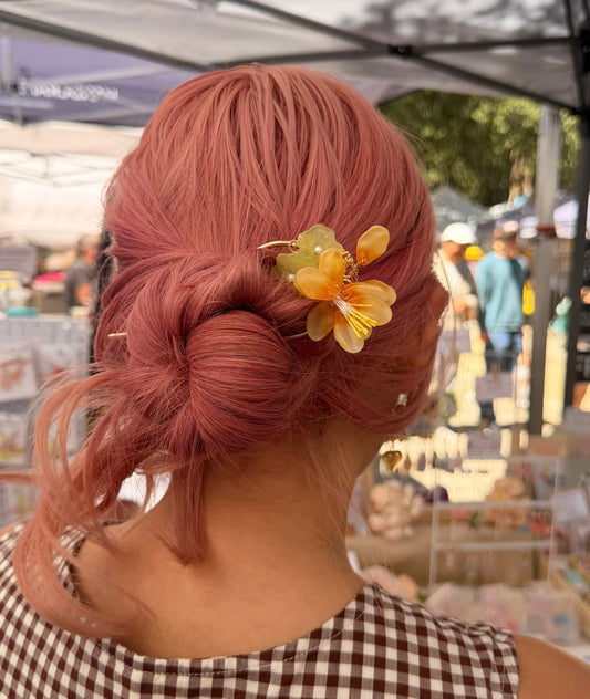 Lotus Flower Hair Stick