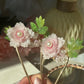 Peony Hair Stick
