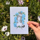 4x6 Flower cat postcards