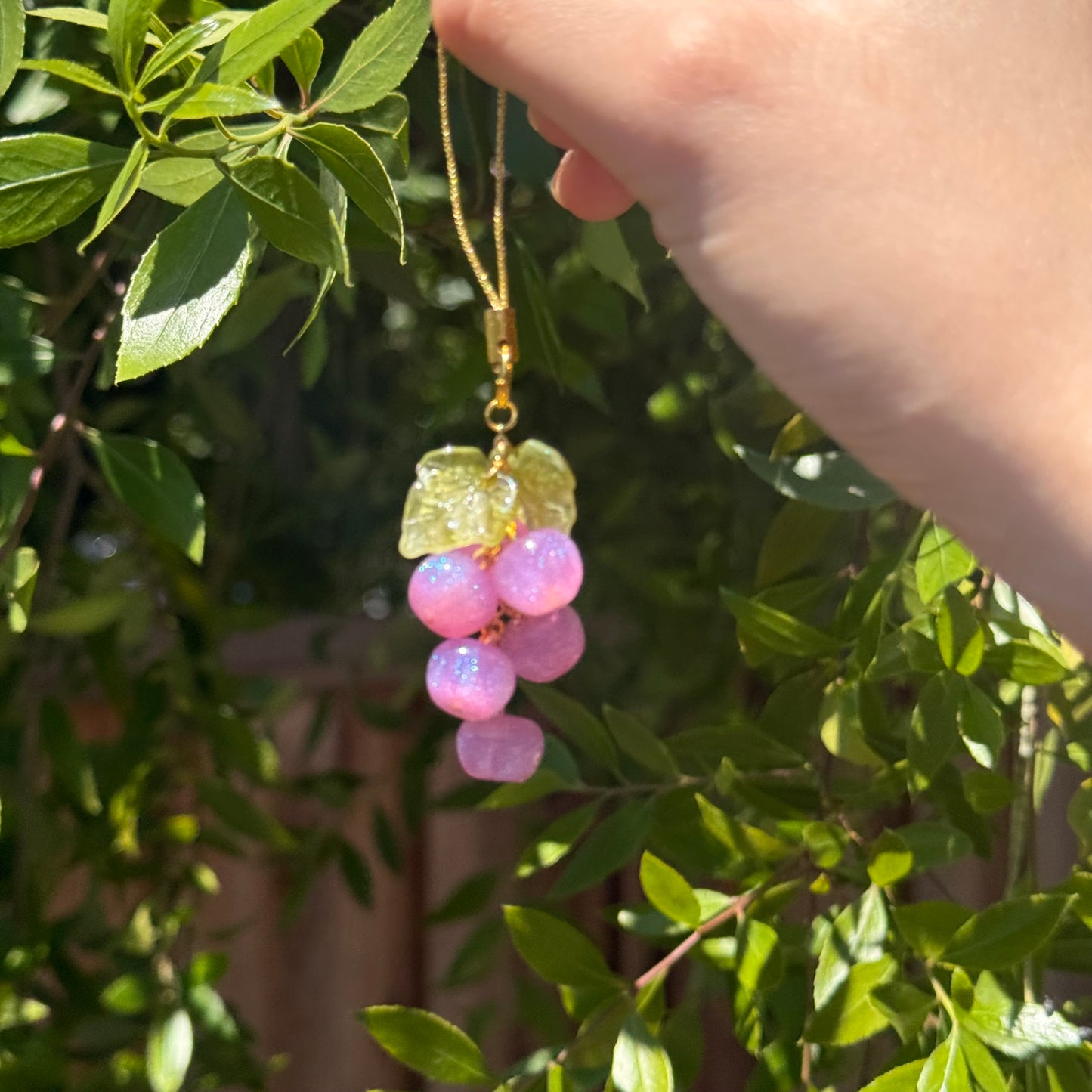 Grape Phone Charm