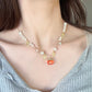 Persimmon necklace