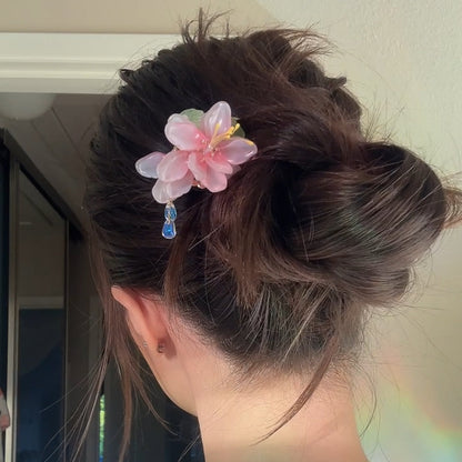 Lotus Flower Hair Stick