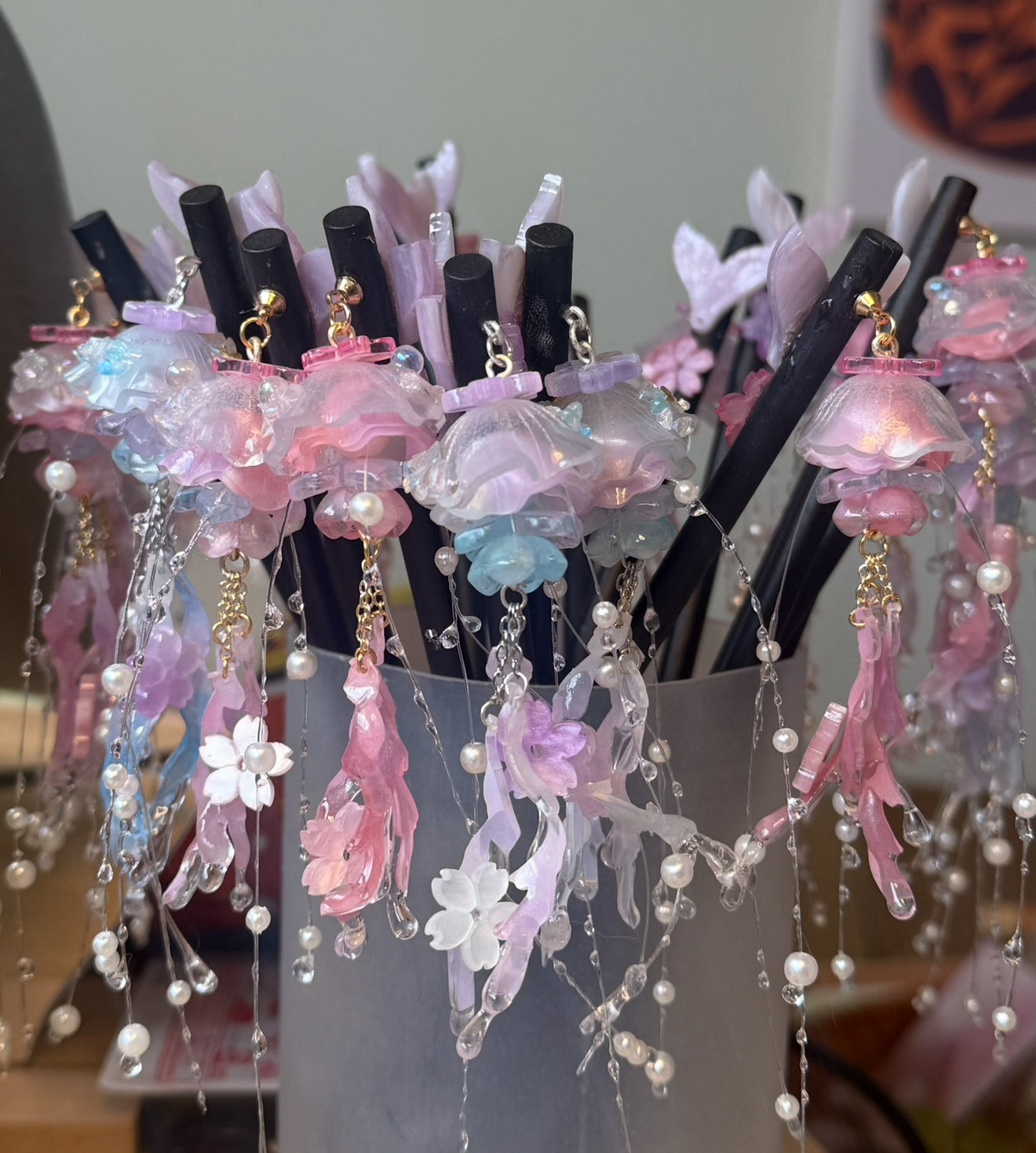 Jellyfish Hair Stick