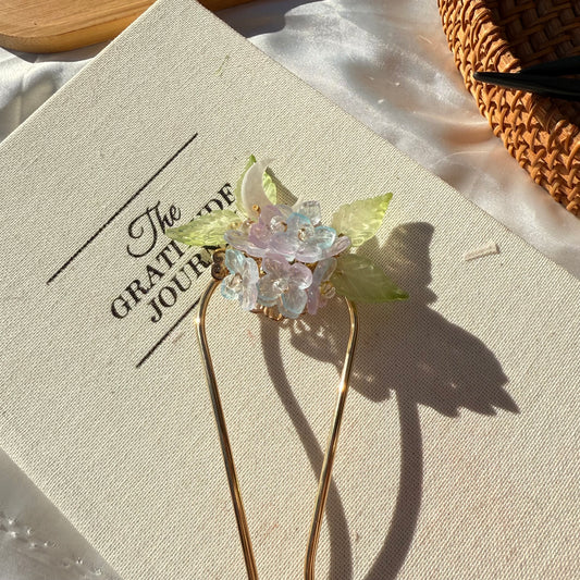 Hydrangea Hair Pin