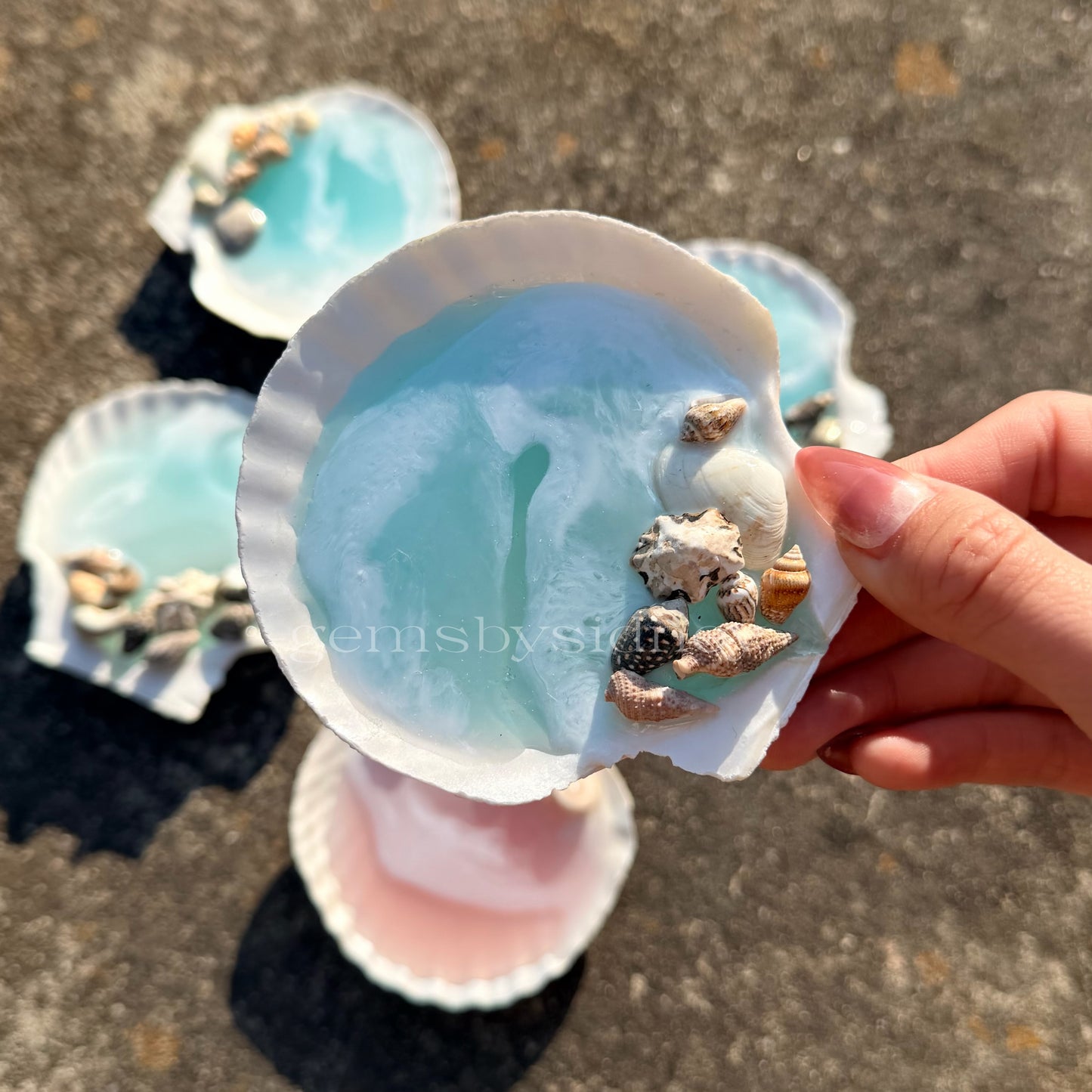 Shell jewelry dish