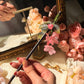 Cherry blossom branch hair stick