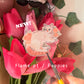 Flower cat stickers