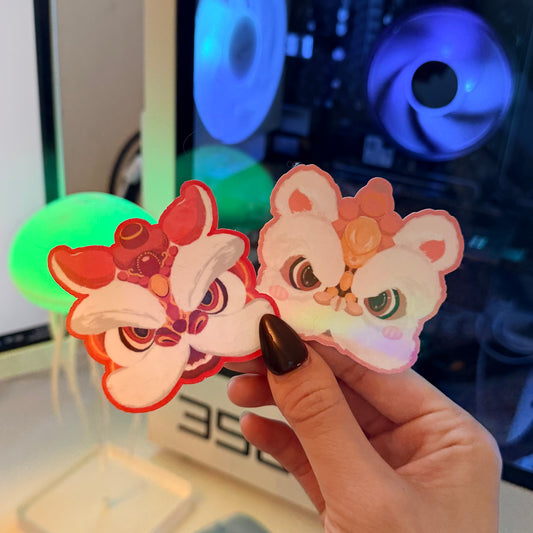 Lion Dance stickers