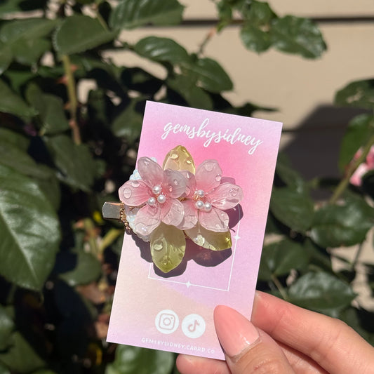 Cherry Blossom Hair Clip