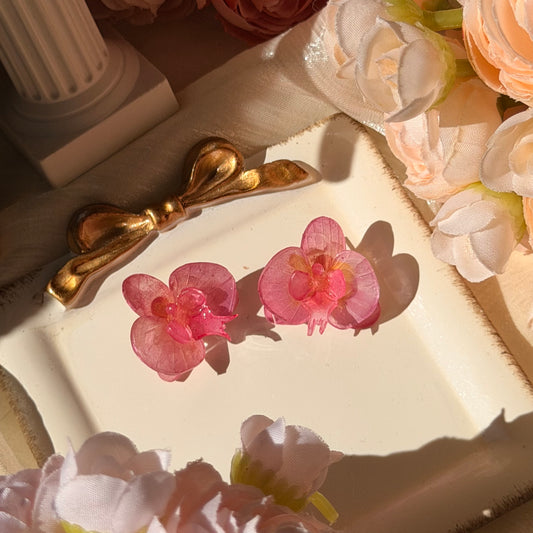 Orchid studs
