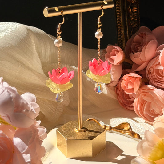 Lotus Lily Earrings
