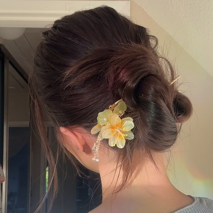 Lotus Flower Hair Stick