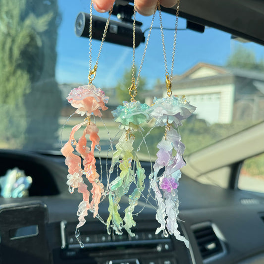 Jellyfish Car Charm