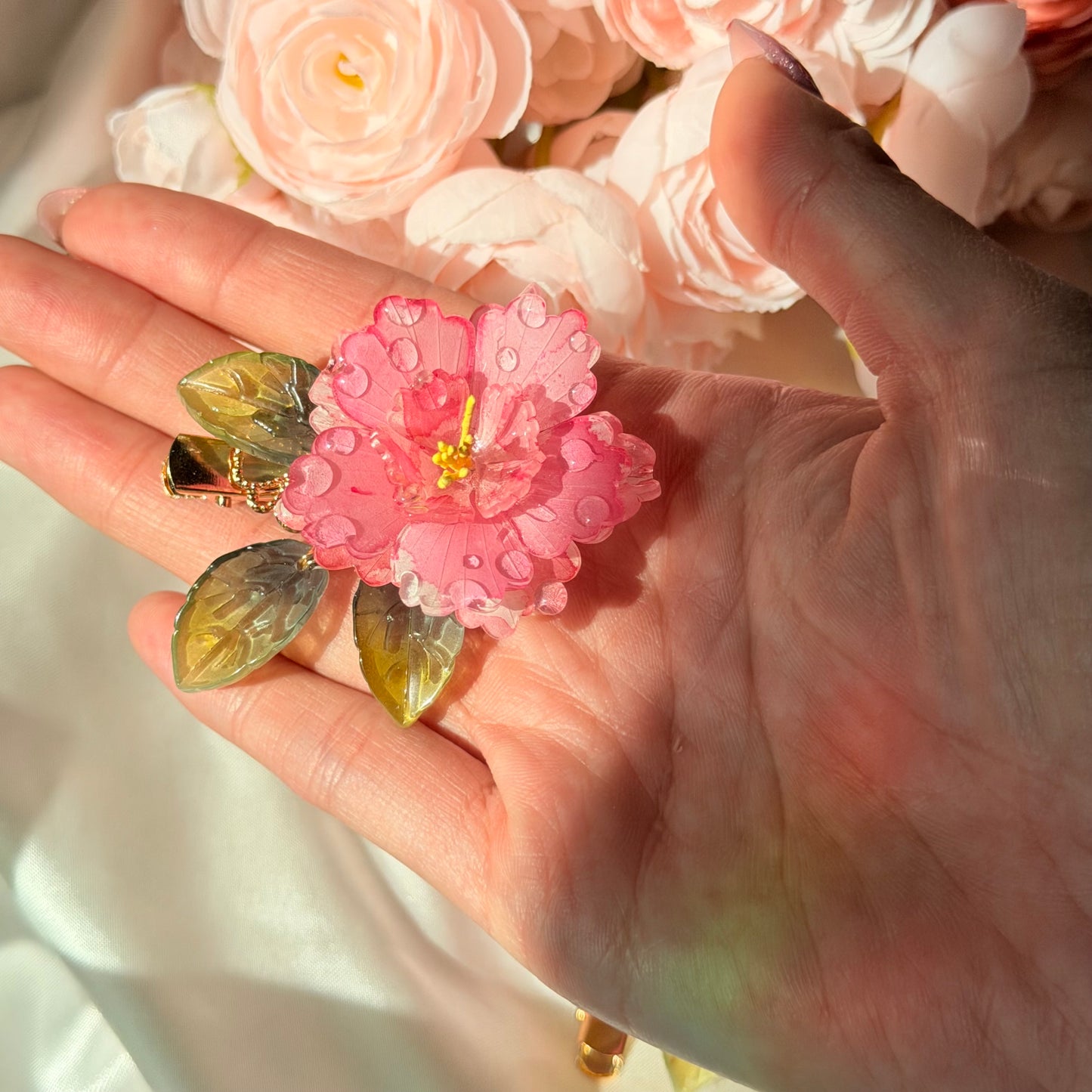 Camellia Hair clip