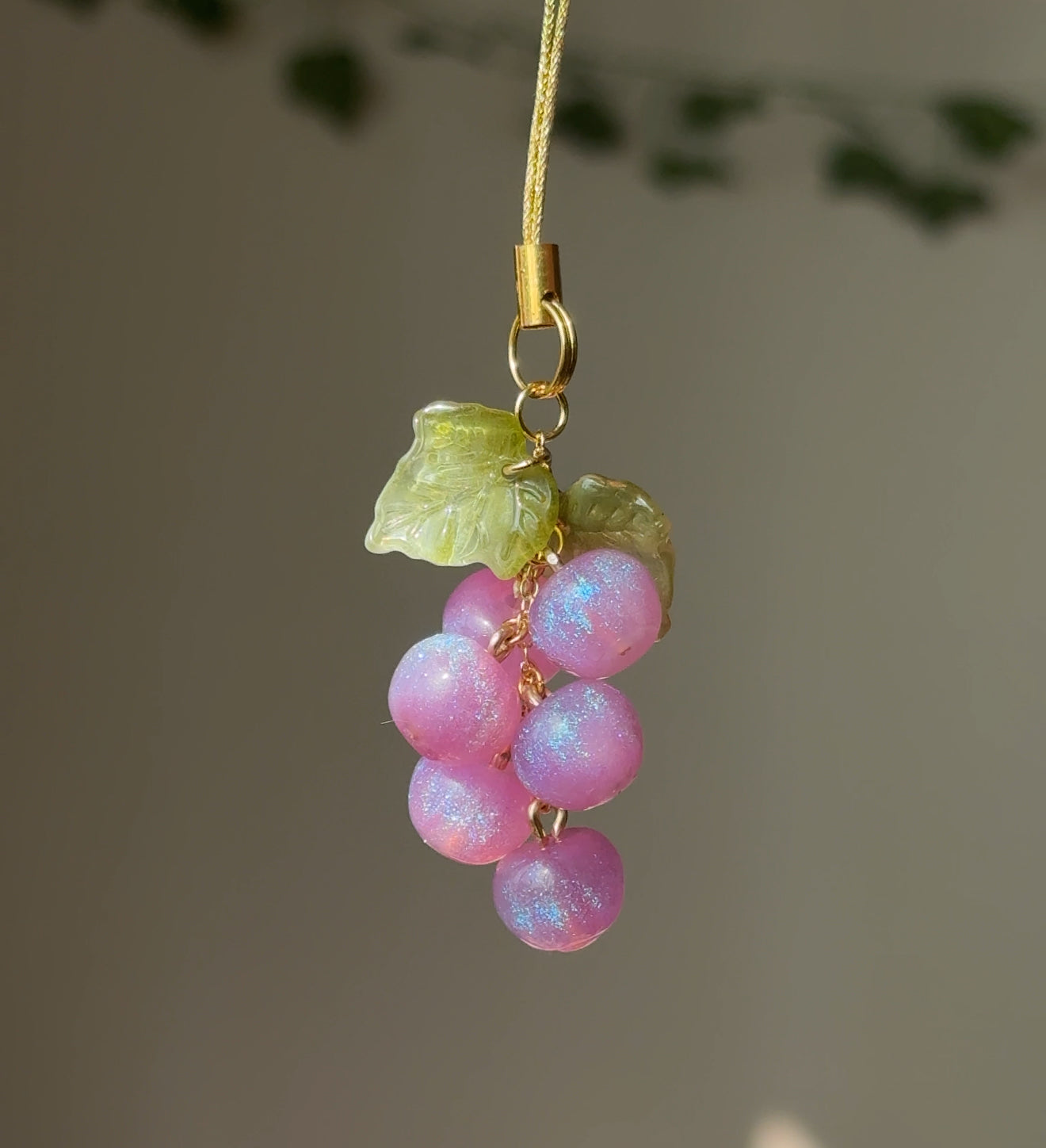 Grape Phone Charm