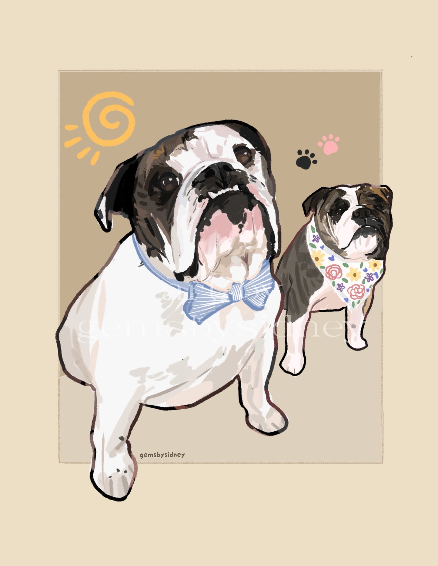 Digital pet commissions